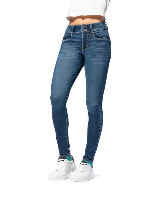 Pantalón Sexy Jeans corte skinny azul medio en Liverpool