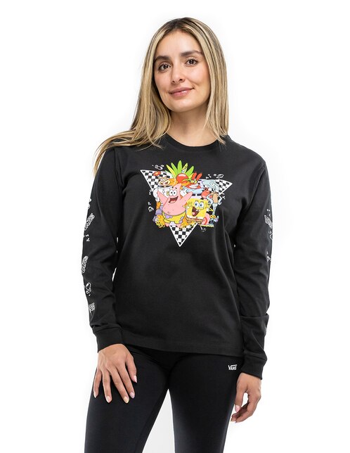 Playera Vans Bob Esponja cuello redondo estampada para mujer en Liverpool