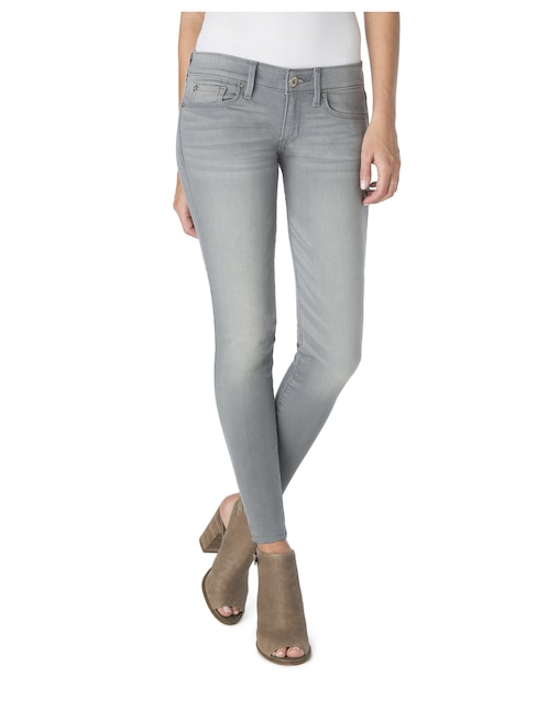 Jeans skinny Denizen lavado claro corte cadera para mujer