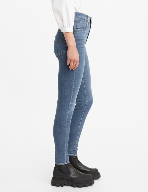 Jeans skinny Levi's Mile high super skinny corte cintura alta para mujer en  Liverpool