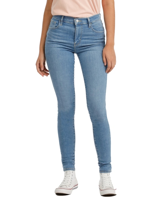 Jeans super skinny Levi's 720 lavado claro corte cintura alta para mujer en  Liverpool