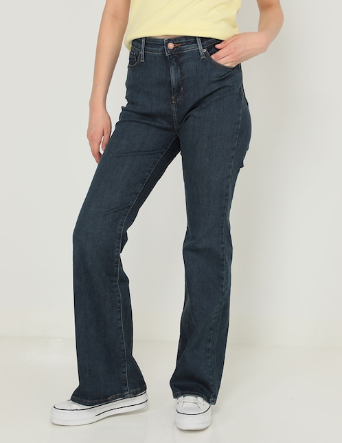 Jeans straight Denizen Sculpting corte cintura alta para mujer