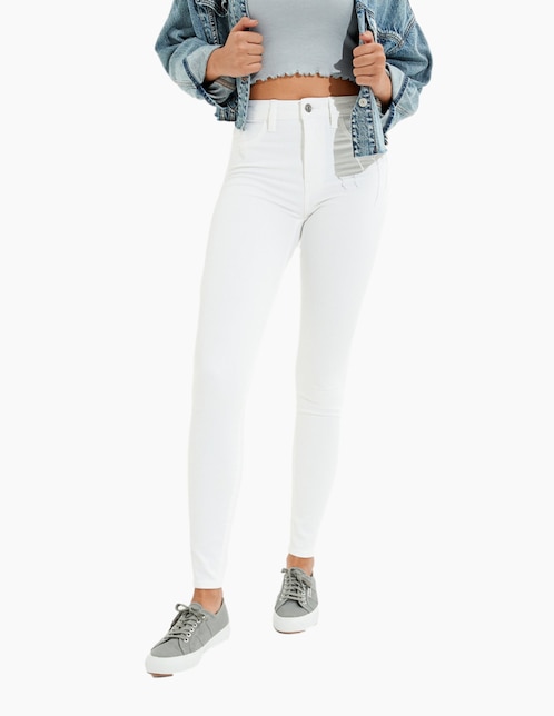 Jeans ultra skinny American Eagle 3435_3745_134 corte cintura alta para mujer