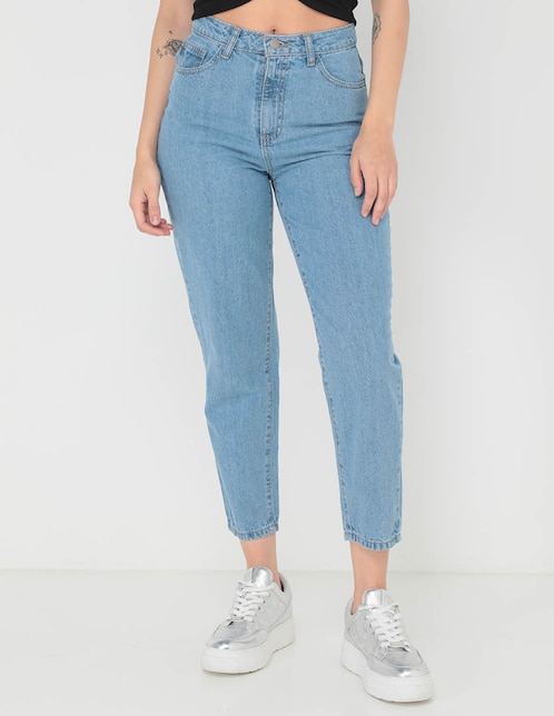 Jeans mom That's It corte cintura alta para mujer