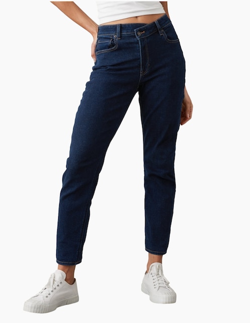 Jeans mom para mujer