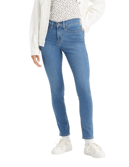 Jeans skinny Levi's 711 corte cintura para mujer