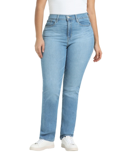 Jeans straight Denizen corte cintura alta para mujer
