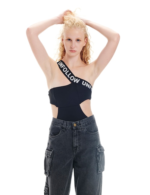 Body Unfollow cuello cruzado para mujer