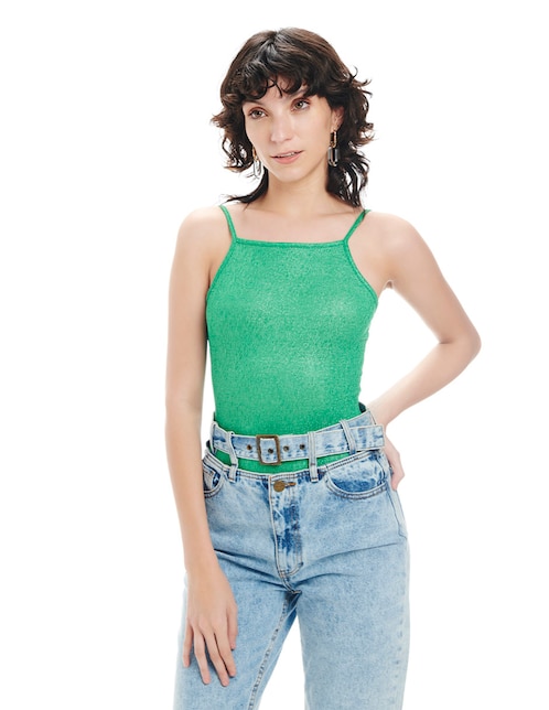 Body Unfollow escote cuadrado para mujer