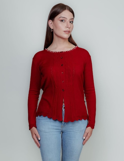 Blusa zuio "manga" larga "para mujer"