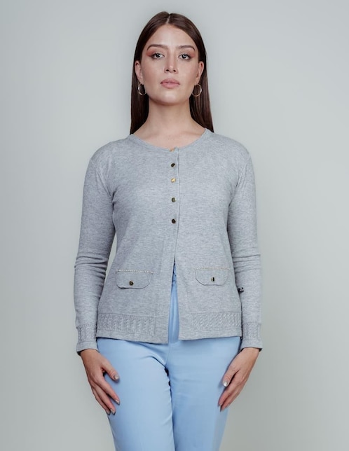 "suéter" zuio "cuello" redondo "para mujer"