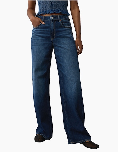 Jeans amplio American Eagle para mujer