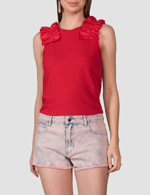 Playera Tattoo cuello redondo para mujer