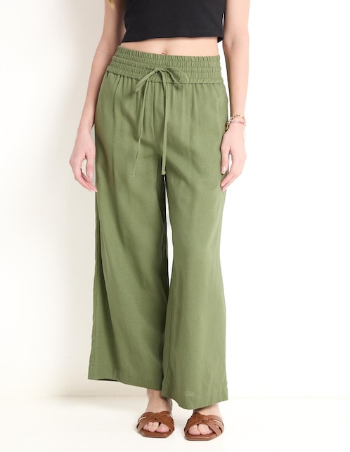 Pantalón relaxed amplio para mujer 1