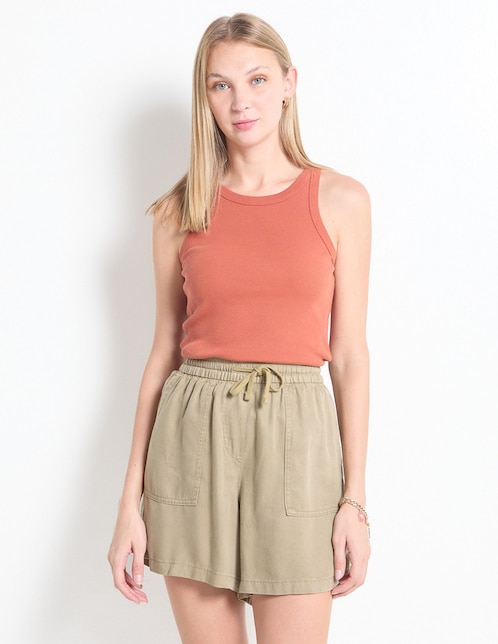 SHORT ONLY 15312492, XCH, VERDE OLIVO