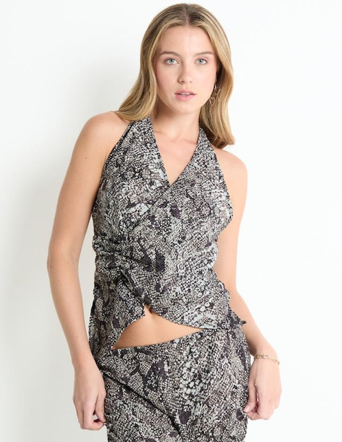 Top cuello V 1