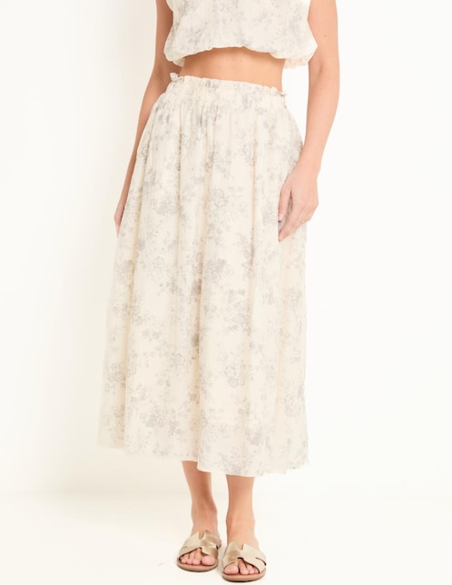 Falda crop Coffee Bean a la cintura