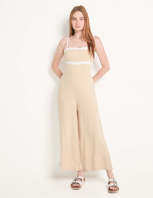 Jumpsuit Coffee Bean para mujer
