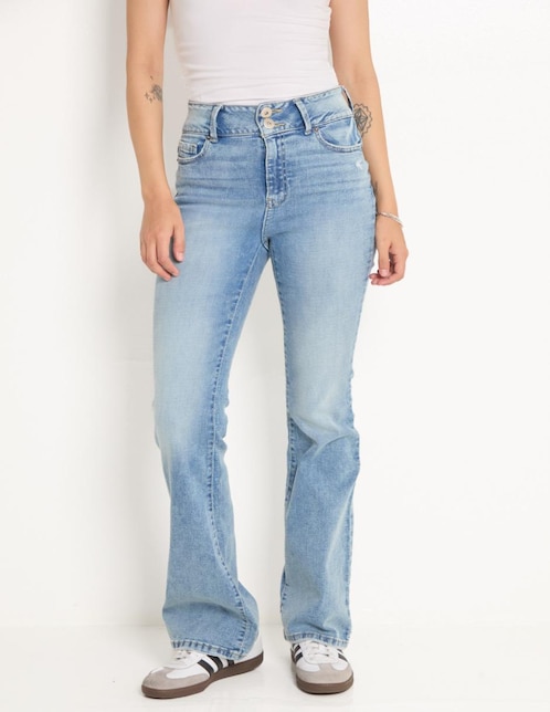 Jeans flare Sexy Jeans corte cintura alta para mujer