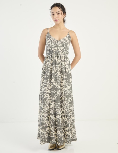 Vestido largo casual para mujer 1