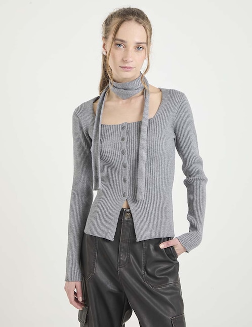 Blusa manga larga para mujer 1