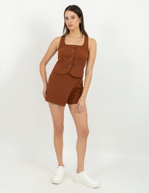 Top escote cuadrado tirante ancho 1