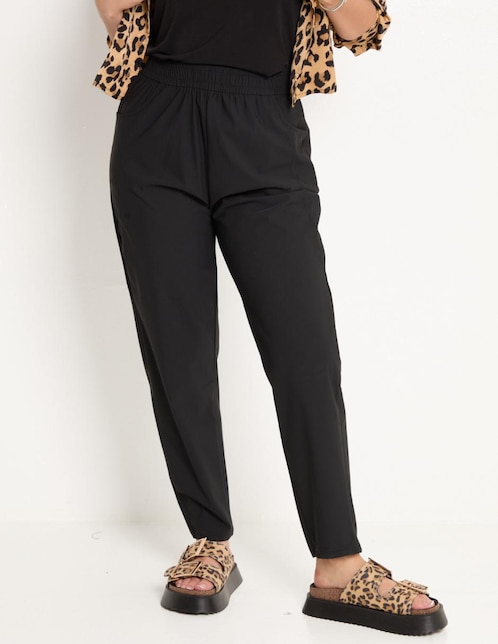 Pantalón Coffee Bean slim para mujer