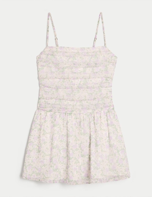 Vestido corto casual Hollister para mujer