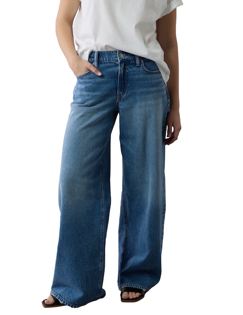 Jeans wide leg para mujer