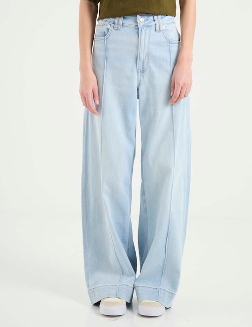 Jeans wide leg para mujer 1