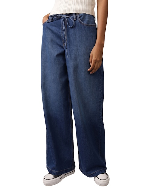 Jeans wide leg para mujer 1