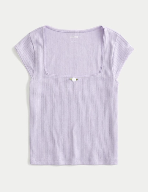 Blusa manga corta para mujer 1