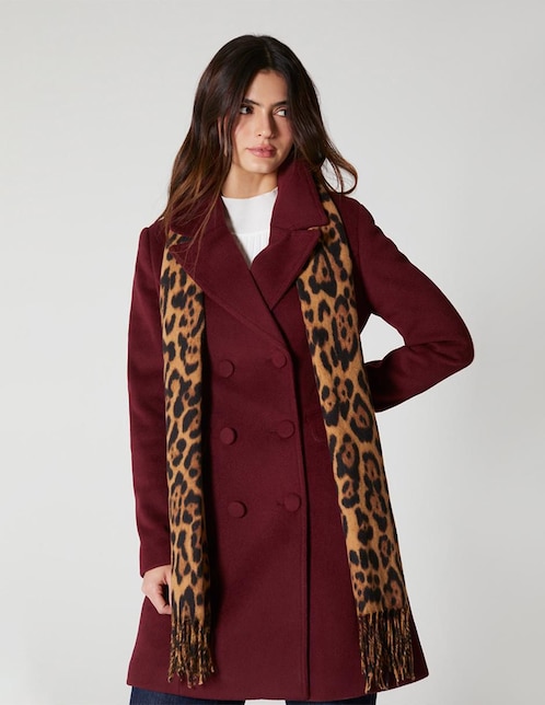 Abrigo Studio F regular para mujer