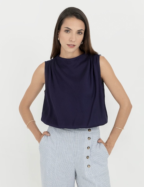 Blusa sin manga para mujer 1