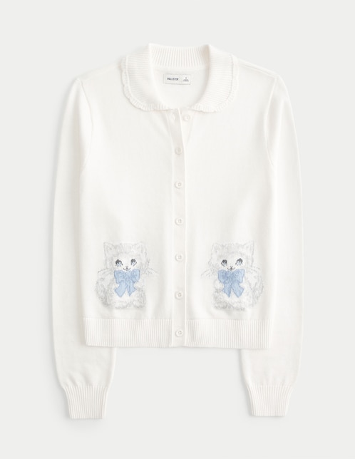 Suéter Hollister cuello redondo para mujer