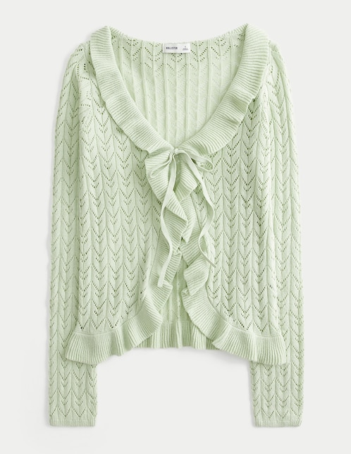 Suéter cuello con escote para mujer 1