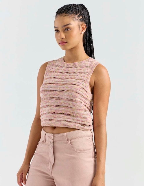 Top cuello redondo tirante ancho 1