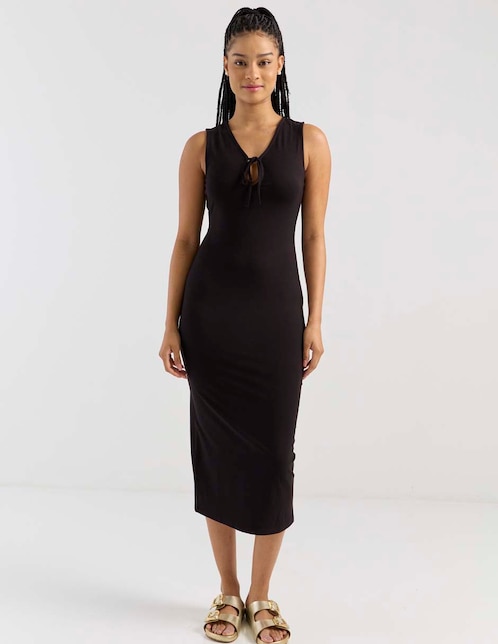 Vestido midi casual That's It para mujer