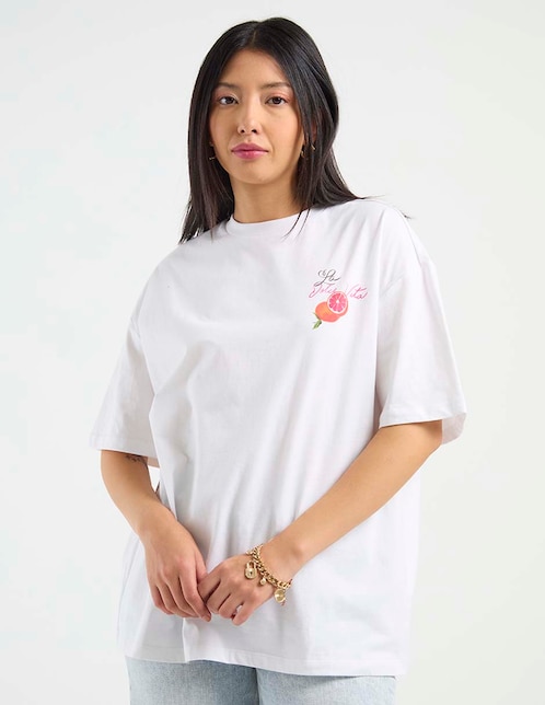 Playera manga corta That's It cuello redondo para mujer