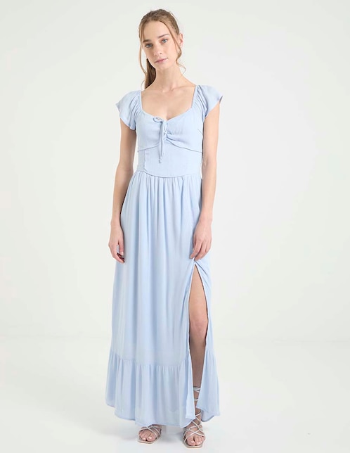 Vestido largo casual para mujer 1