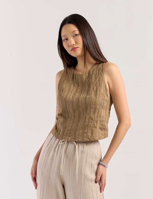 Blusa sin manga para mujer 1