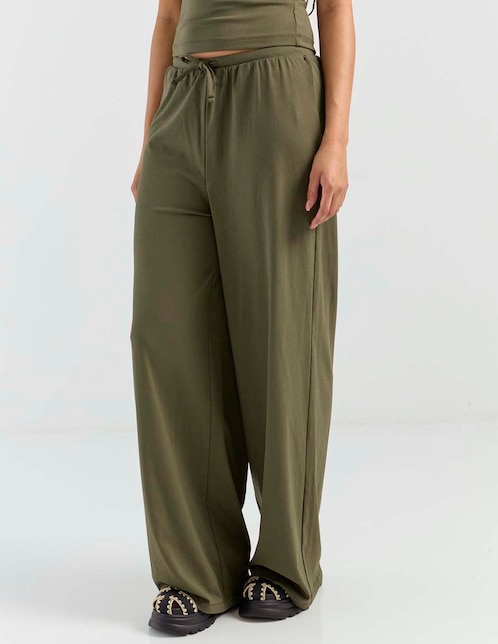 Pantalón coulotte amplio para mujer 1