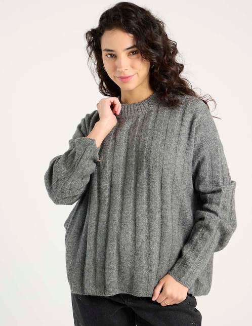 Suéter American Eagle cuello redondo para mujer