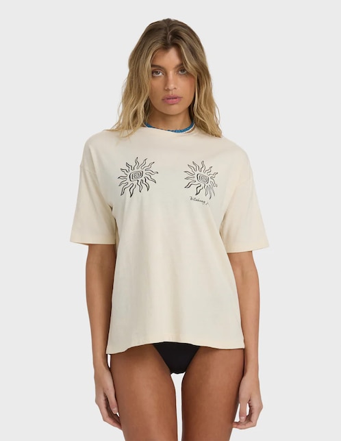 Playera manga corta cuello redondo para mujer 1