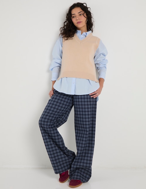 Pantalón relaxed regular para mujer