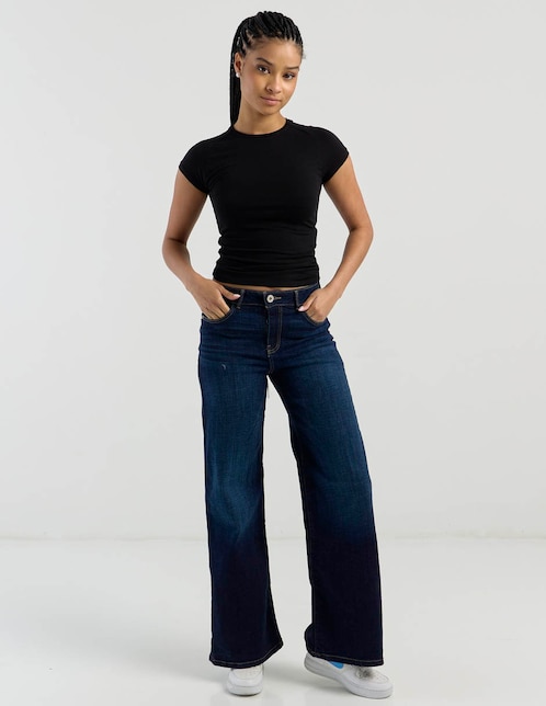 Jeans wide leg para mujer 1