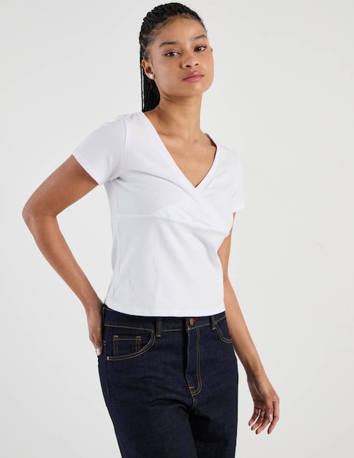 Blusa manga corta para mujer 1