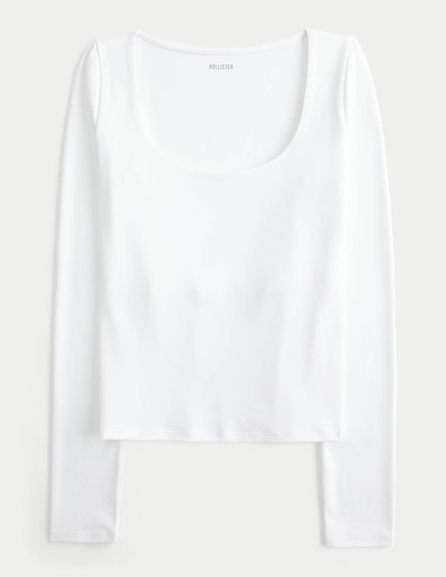 Playera manga larga para mujer 1