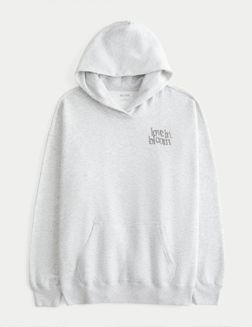 Sudadera con capucha y bolsa para mujer 1