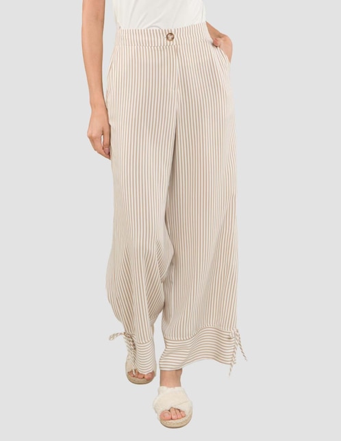 Pantalón relaxed amplio para mujer 1
